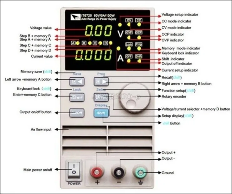 1PC New Itech IT6720 Programma - Programmable Dc Power Supply 60V 5A recension och pris