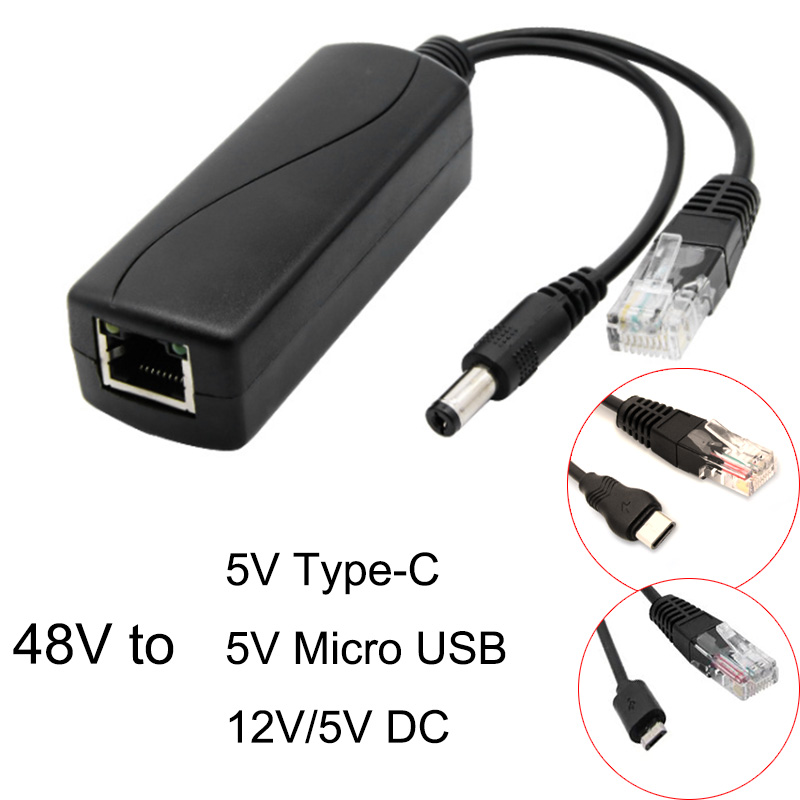 48V To 5V/12V PoE Splitter 5v  - Banana Pi Bpi-M5 recension och pris
